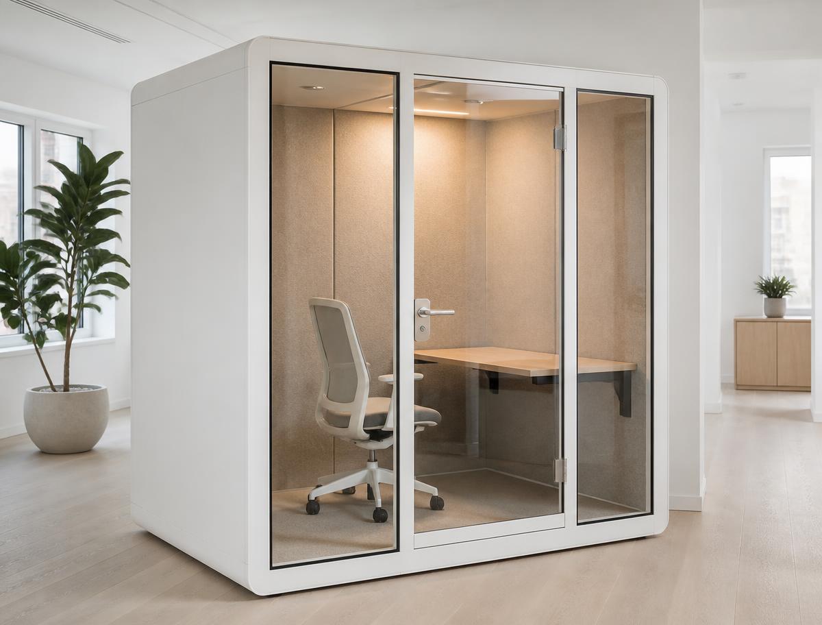 Workcube Samtal – ljudisolerat bås för 1–2 personer